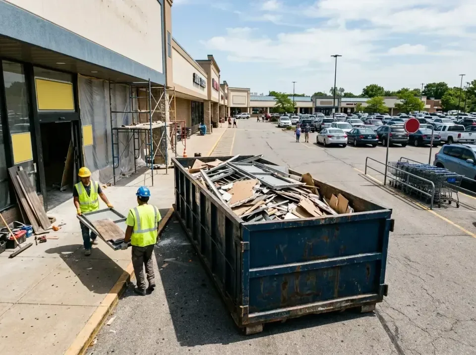 retail-store-renovation-debris-003 — frequently asked questions, Roll-off Dumpster Rentals in Hanover Park, IL